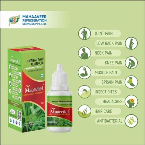 Maarelief Herbal Pain Relief Oil At Rs Bottle Pain Relief Oil In