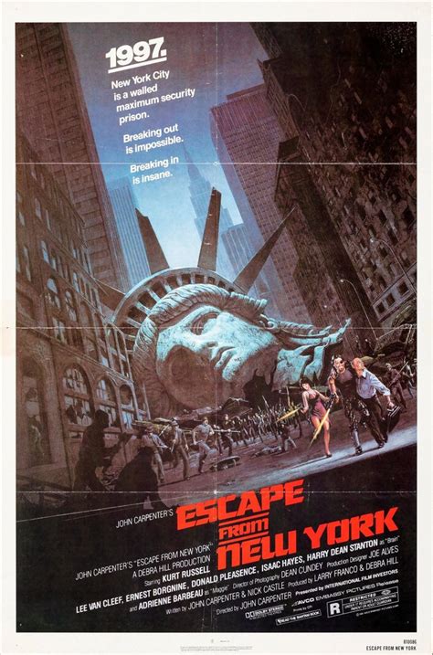 Escape From New York Movie Poster 1981 | New york movie, New york ...