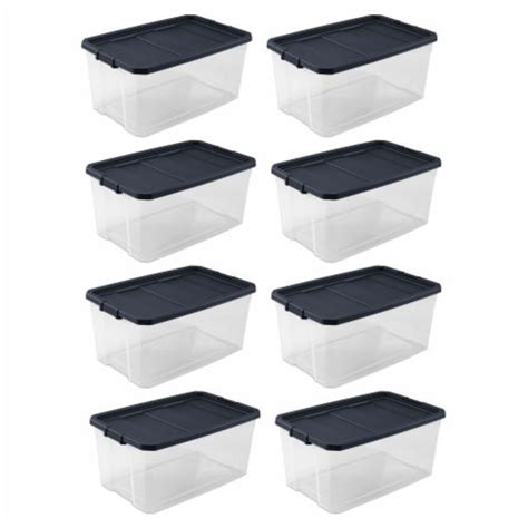 Sterilite 116 Qt Heavy Duty Box Stackable Storage Bin With Latching Lid