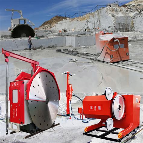 Hualong Machinery High Productivity Double Blade Granite Quarry Stone