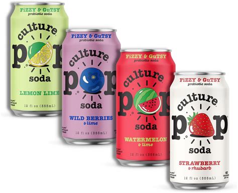 Amazon Culture Pop Soda Wild Berries Soda 12 FZ Grocery