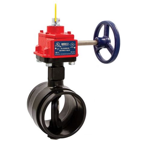 Valve Butterfly W Tamper Switch Body Ductile Iron Grooved Irp Fire And Safety Ltd