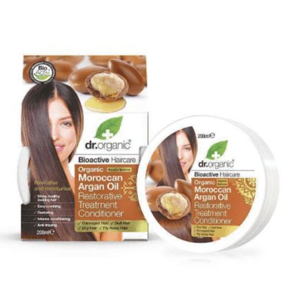 Moroccan Argan Oil Hair Conditioning Treatment by Dr. Organic ...