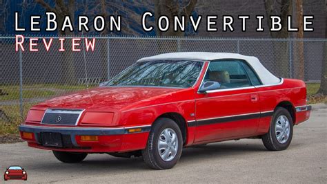 1992 Chrysler Lebaron Convertible Review - A Nostalgic American Drop ...