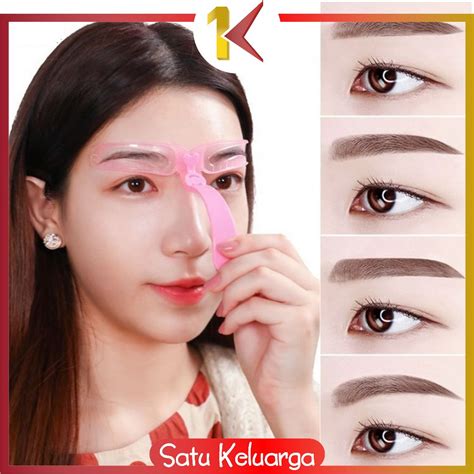 Jual Sk K49 Cetakan Alis 8 In 1 Wanita Eyebrow Template Alat Cetakan