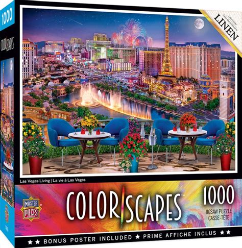 Colorscapes Las Vegas Living Piece Puzzle Sanity