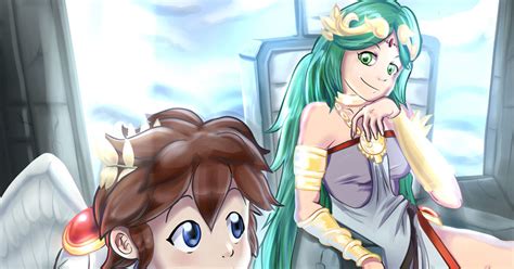 Pit Palutena ピットとパルテナ March 24th 2016 Pixiv