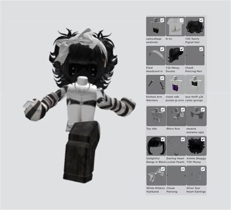 D Visgirl In Female Avatar Roblox Roblox Emo Roblox Outfits