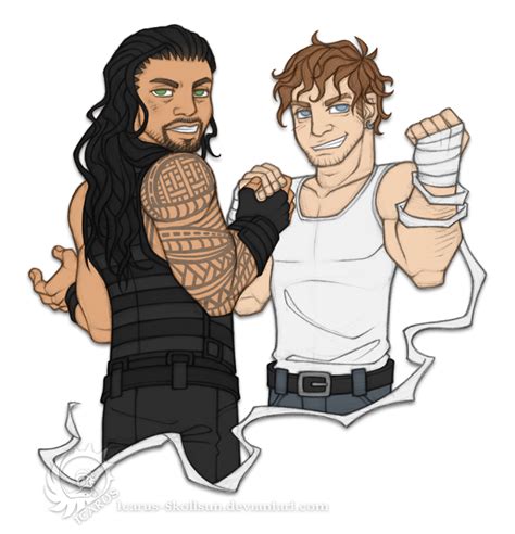 Roman Reigns Drawing Roman Reigns Dean Ambrose Raw Wwe The Shield