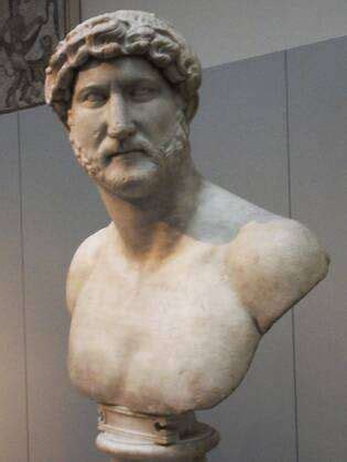 Marble Bust Of Hadrian Roman Ad Probably From Rome Italy