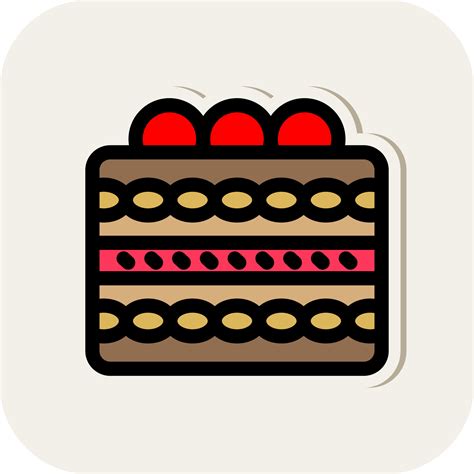 Tiramisu Vector Icon Design 20371604 Vector Art At Vecteezy