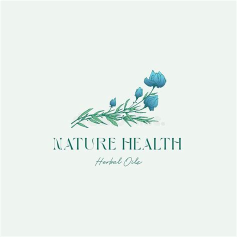 Nature Health Herbal Oils Abstract Vector Sign Symbol Logo Template