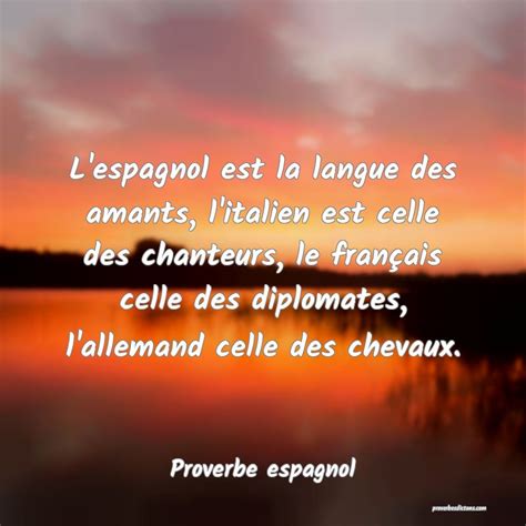 Proverbe Espagnol