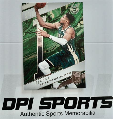 GIANNIS ANTETOKOUNMPO 2021 22 PANINI DONRUSS ELITE SPELLBOUND I CARD