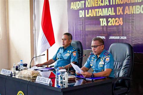 Danlantamal Ix Hadiri Pembukaan Taklimat Awal Pengawasan Dan