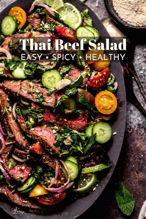 Thai Beef Salad Recipe Yum Nua Easy Healthy