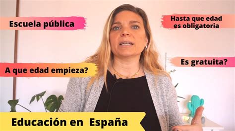 CÓmo Es El Sistema Educativo En EspaÑa Youtube