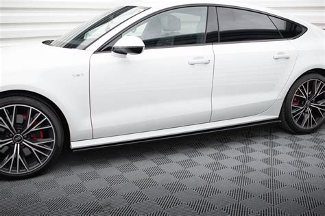 Side Skirts Diffusers Audi S A S Line C Fl Gloss Black Our Offer