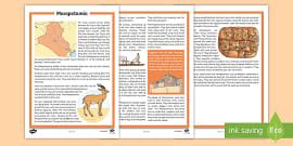 Ancient Mesopotamia True Or False Assessment For Th Th Grade