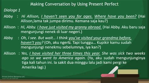 Detail Contoh Dialog Simple Past Tense Dan Present Perfect Tense