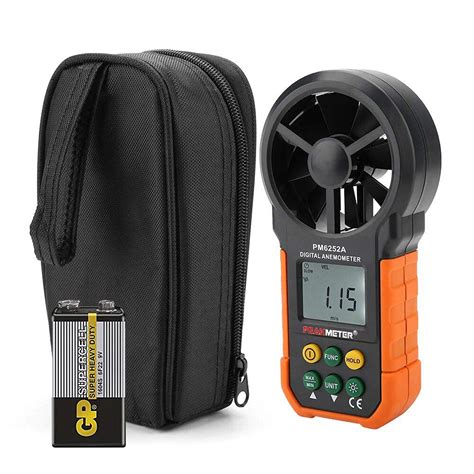 Buy AmiciSense PEAKMETER PM6252A Digital Anemometer Handheld LCD