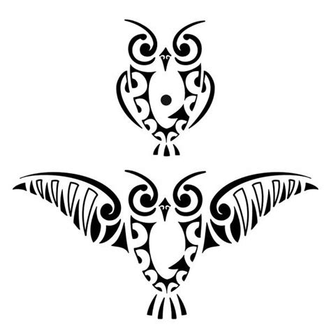 Tribal Owl Tattoo - ClipArt Best