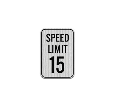 Shop For Advisory Speed Limit Mph Aluminum Sign Hip Reflective