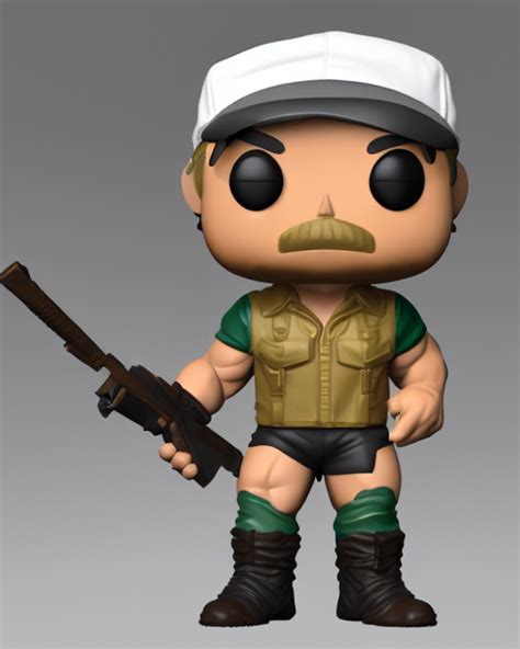 Krea Ai Full Body 3d Render Of Rambo As A Funko Pop Studi