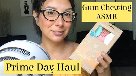 Gum Chewing ASMR Prime Day Haul YouTube