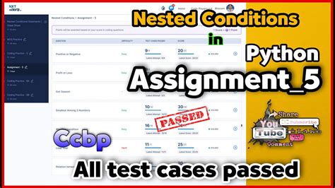 Assignment 5nested Conditions In Pythonccbpnxtwave Assignments