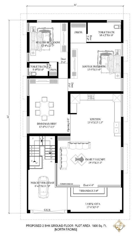 X House Plan Sqft House Plans Indian Floor Plans