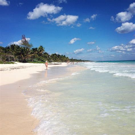 Tulum Beach Editorial Stock Photo Image Of Bikini People