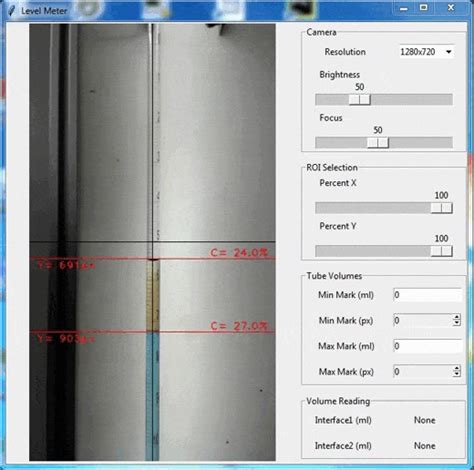 GitHub - jbardelli/Level-Meter: Level Meter of liquid interfaces in a ...