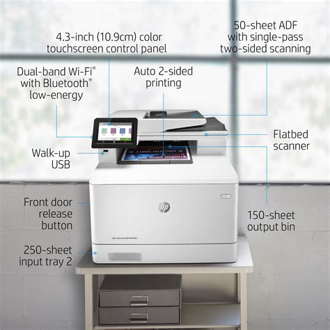 Hp Color Laserjet Pro Mfp M Dw Print Copy Scan Email Two Sided