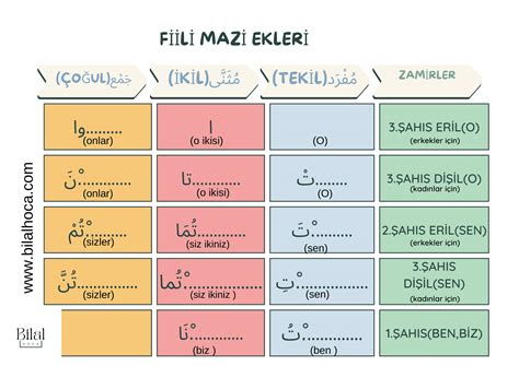 FİİLİ MAZİ 2023 Bilal Hoca