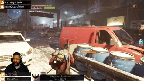 Tom Clancy S The Division Mission Lincoln Tunnel Checkpoint Youtube