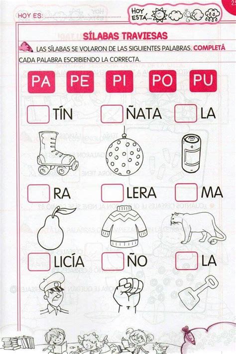 Actividades De Lengua Primer Grado Genma