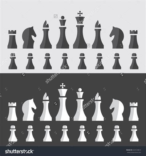 Chess Pieces Vector At Vectorified Collection Of Chess Pieces