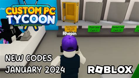 Roblox Custom PC Tycoon New Codes January 2024 YouTube