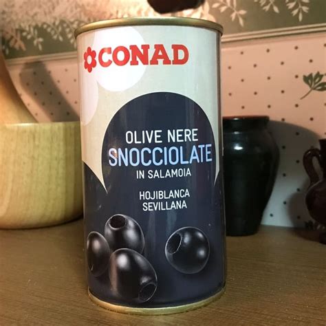 Conad Olive Nere Snocciolate In Salamoia Review Abillion