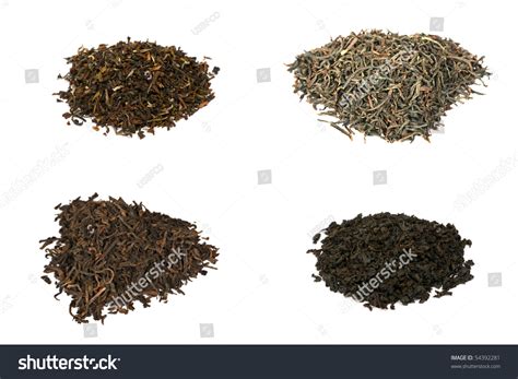 Four Types Of Black Tea Stock Photo 54392281 Shutterstock