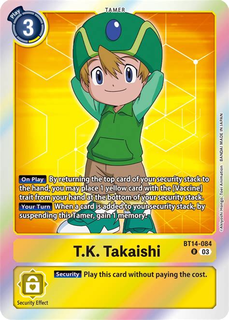 Tk Takaishi Blast Ace Digimon Card Game