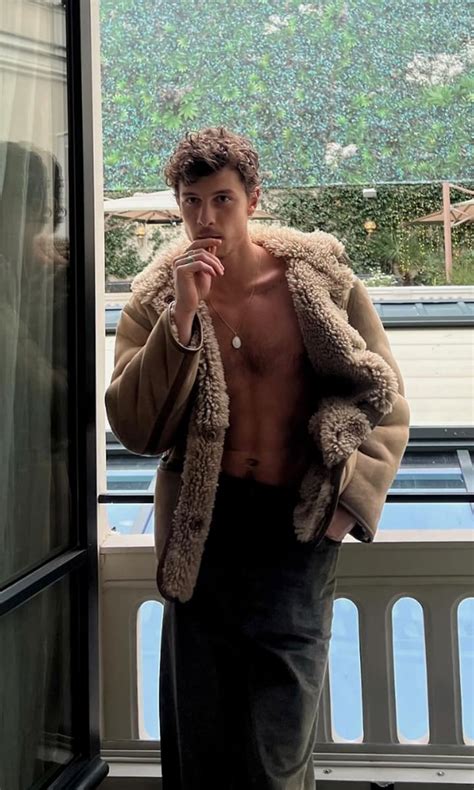 Shawn Mendes Poses Shirtless And Surprises His Fans At Paris Fashion Week