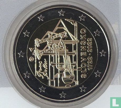 Slovakia 2 Euro 2022 Coincard 300th Anniversary Construction Of