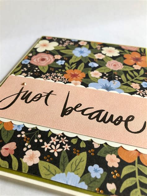 Just Because Greeting Card Etsy