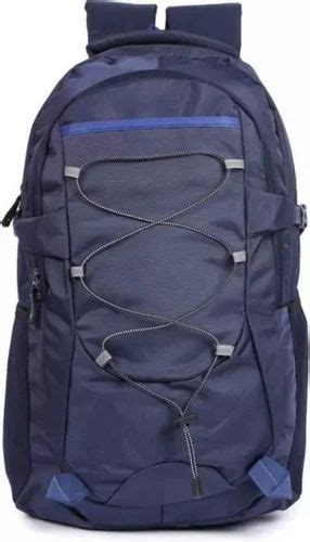 Blue Polyester Travel Backpack Number Of Compartments 2 Bag Capacity