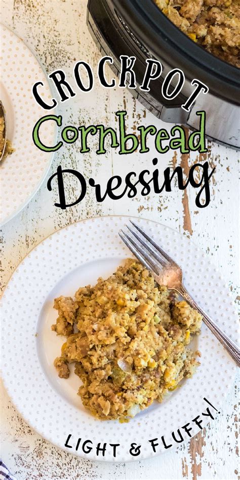 Slow Cooker Cornbread Dressing Artofit