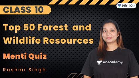 Top 50 Forest And Wildlife Resources Menti Quiz Class 10 Rashmi