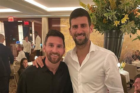 Tennis Novak Djokovic Praises Lionel Messi During The Us Open Marca