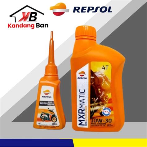 Jual PAKET OLI MATIC REPSOL 10W 30 0 8L OLI GEAR REPSOL 220 ML UNTUK